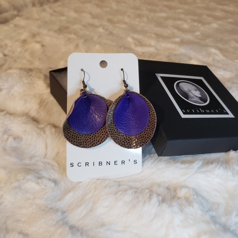 Brand New Leather Earrings